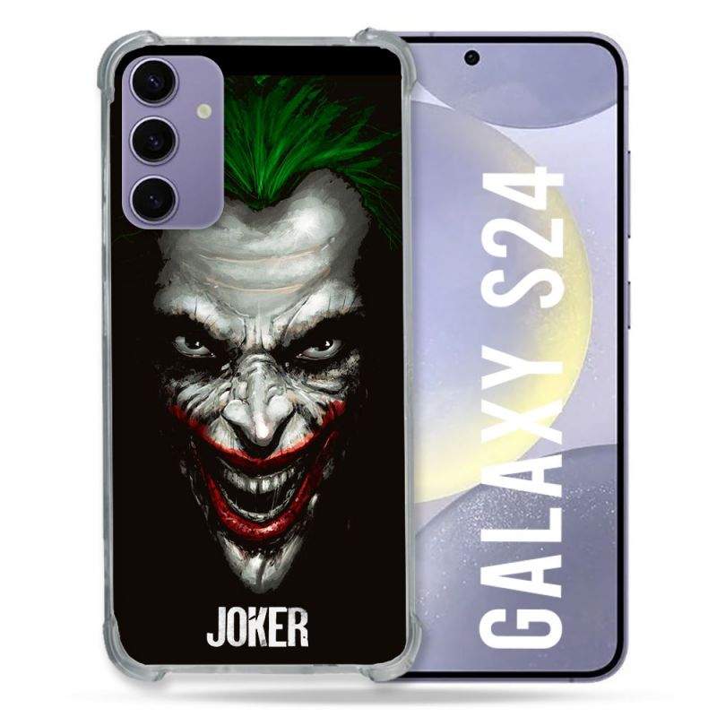 Coque Renforcée En Verre Trempé Pour Samsung Galaxy S24 Joker Noir
