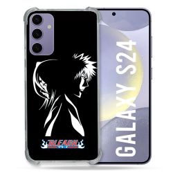 Coque Renforcée En Verre Trempé Pour Samsung Galaxy S24 Manga Bleach Duo