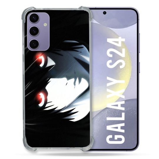Coque Renforcée En Verre Trempé Pour Samsung Galaxy S24 Manga Death Note L