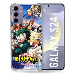 Coque Renforcée En Verre Trempé Pour Samsung Galaxy S24 Manga My Hero Academia Affiche