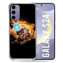 Coque Renforcée En Verre Trempé Pour Samsung Galaxy S24 Manga Naruto Noir