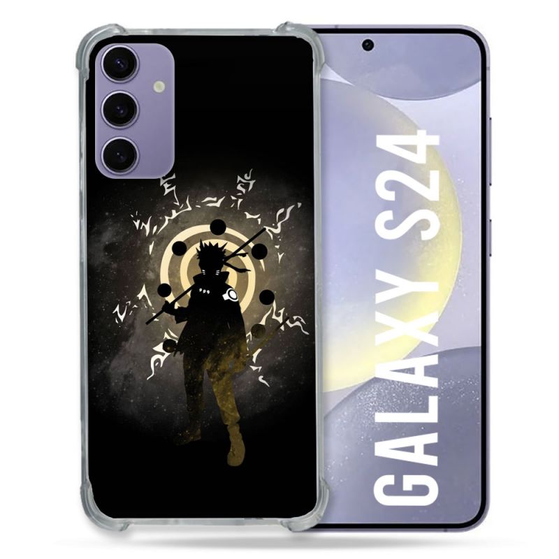 Coque Renforcée En Verre Trempé Pour Samsung Galaxy S24 Manga Naruto Sage