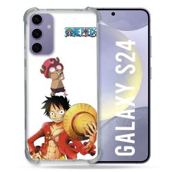 Coque Renforcée En Verre Trempé Pour Samsung Galaxy S24 Manga One Piece Chopper