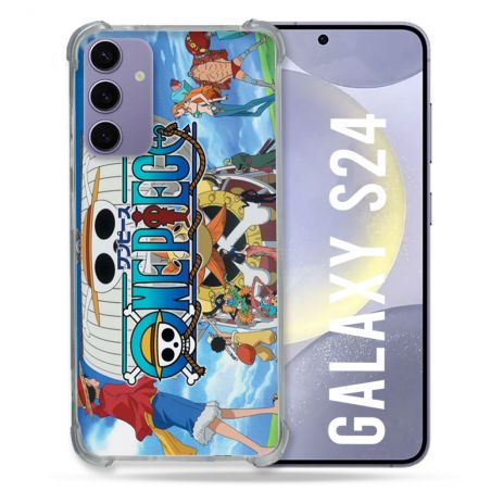 Coque Renforcée En Verre Trempé Pour Samsung Galaxy S24 Manga One Piece Sunny