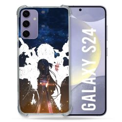 Coque Renforcée En Verre Trempé Pour Samsung Galaxy S24 Manga SAO sword Art Online Asuna