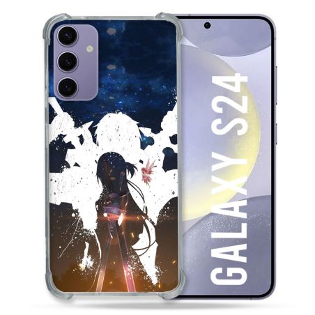 Coque Renforcée En Verre Trempé Pour Samsung Galaxy S24 Manga SAO sword Art Online Asuna