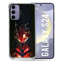 Coque Renforcée En Verre Trempé Pour Samsung Galaxy S24 Manga Solo Leveling Igris