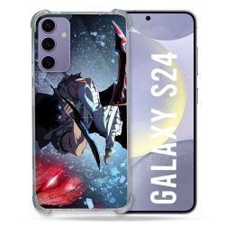 Coque Renforcée En Verre Trempé Pour Samsung Galaxy S24 Manga Solo Leveling Sung Epee