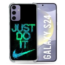 Coque Renforcée En Verre Trempé Pour Samsung Galaxy S24 Nike Just Do It