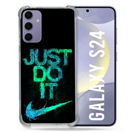 Coque Renforcée En Verre Trempé Pour Samsung Galaxy S24 Nike Just Do It