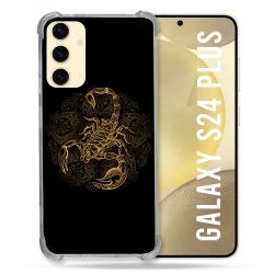 Coque Renforcée En Verre Trempé Pour Samsung Galaxy S24 Plus Animal Scorpion Fresque