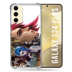 Coque Renforcée En Verre Trempé Pour Samsung Galaxy S24 Plus Arcane Jynx Sœur
