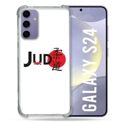 Coque Renforcée En Verre Trempé Pour Samsung Galaxy S24 Sport Judo Logo