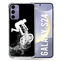 Coque Renforcée En Verre Trempé Pour Samsung Galaxy S24 Sport VTT Noir