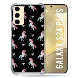 Coque Renforcée En Verre Trempé Pour Samsung Galaxy S24 Plus Fantastique Licorne Pattern