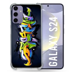 Coque Renforcée En Verre Trempé Pour Samsung Galaxy S24 Street Art Graffiti