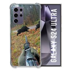 Coque Renforcée En Verre Trempé Pour Samsung Galaxy S24 Ultra Chasse Vision Tir