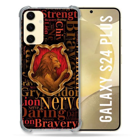 Coque Renforcée En Verre Trempé Pour Samsung Galaxy S24 Plus Harry Potter Griffondor