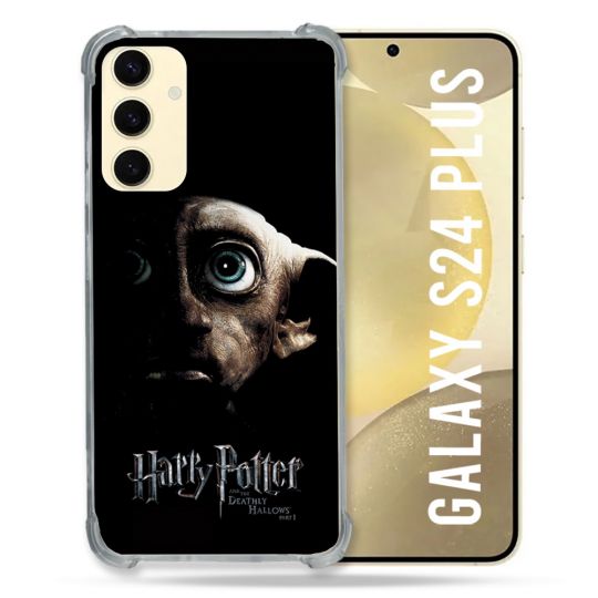 Coque Renforcée En Verre Trempé Pour Samsung Galaxy S24 Plus Harry Potter Hollows Dobby