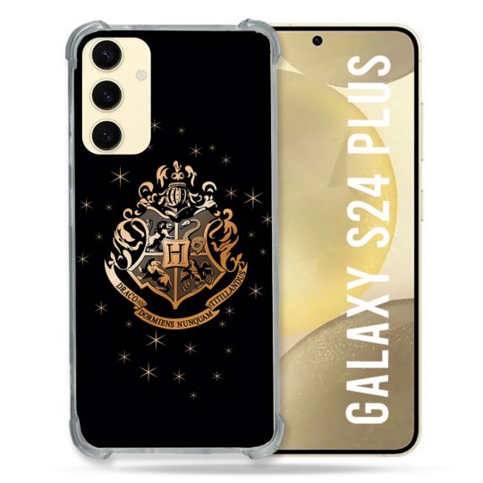 Coque Renforcée En Verre Trempé Pour Samsung Galaxy S24 Plus Harry Potter Poudlard