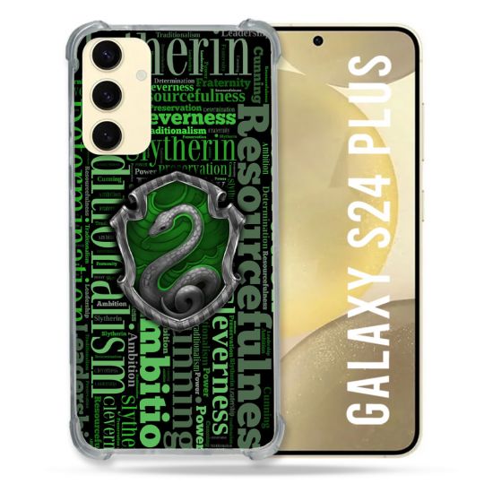 Coque Renforcée En Verre Trempé Pour Samsung Galaxy S24 Plus Harry Potter Serpentar