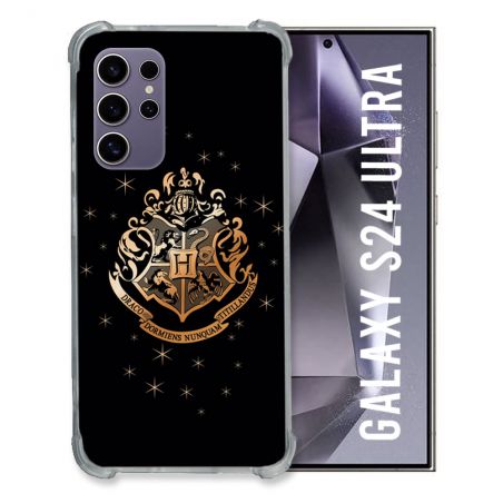 Coque Renforcée En Verre Trempé Pour Samsung Galaxy S24 Ultra Harry Potter Poudlard