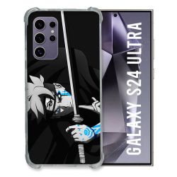Coque Renforcée En Verre Trempé Pour Samsung Galaxy S24 Ultra Manga Boruto Epée