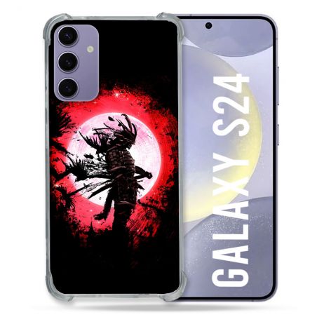 Coque Renforcée En Verre Trempé Pour Samsung Galaxy S24 Voyage Japon Samourai