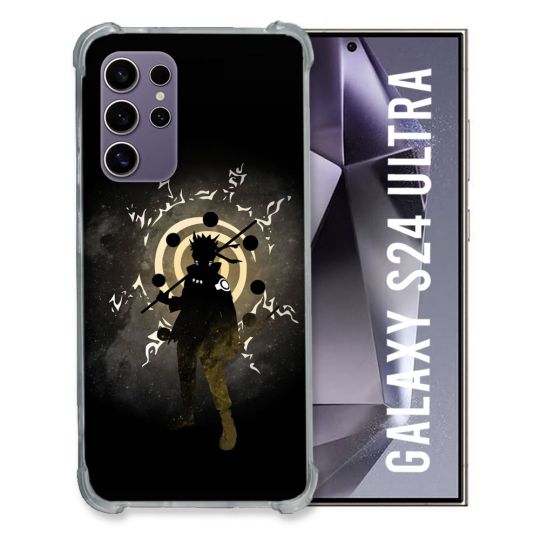 Coque Renforcée En Verre Trempé Pour Samsung Galaxy S24 Ultra Manga Naruto Sage