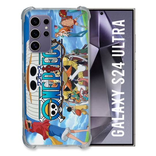 Coque Renforcée En Verre Trempé Pour Samsung Galaxy S24 Ultra Manga One Piece Sunny
