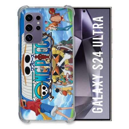 Coque Renforcée En Verre Trempé Pour Samsung Galaxy S24 Ultra Manga One Piece Sunny