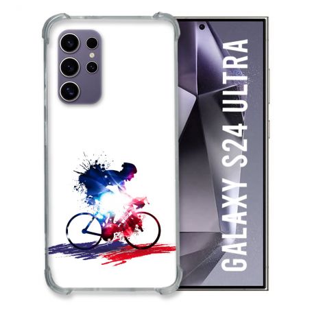 Coque Renforcée En Verre Trempé Pour Samsung Galaxy S24 Ultra Sport Cyclisme France