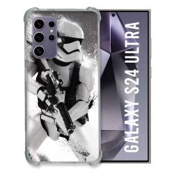 Coque Renforcée En Verre Trempé Pour Samsung Galaxy S24 Ultra Star Wars - Trooper