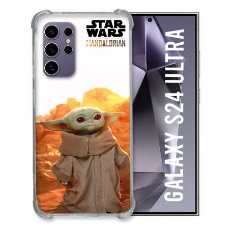 Coque Renforcée En Verre Trempé Pour Samsung Galaxy S24 Ultra Star Wars - Yoda bebe soleil