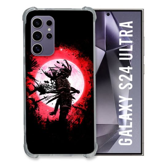 Coque Renforcée En Verre Trempé Pour Samsung Galaxy S24 Ultra Voyage Japon Samourai