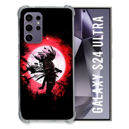 Coque Renforcée En Verre Trempé Pour Samsung Galaxy S24 Ultra Voyage Japon Samourai