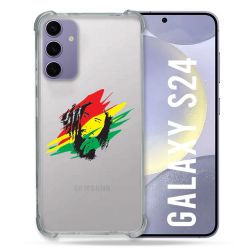 Coque Transparente Pour Samsung Galaxy S24 Bob Marley Graf