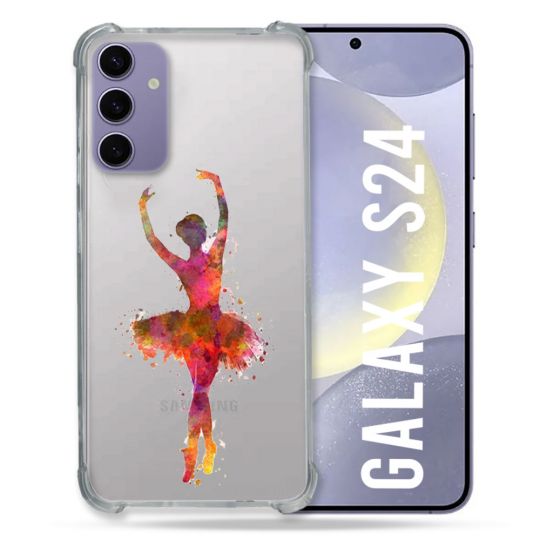 Coque Transparente Pour Samsung Galaxy S24 Danseuse etoile