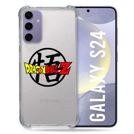 Coque Transparente Pour Samsung Galaxy S24 Dragon Ball Logo