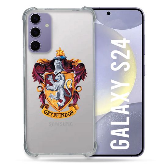 Coque Transparente Pour Samsung Galaxy S24 Harry Potter Griffindor