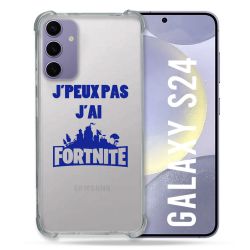 Coque Transparente Pour Samsung Galaxy S24 Jpeux pas jai Fortnite