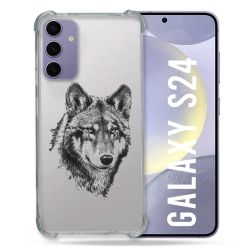 Coque Transparente Pour Samsung Galaxy S24 Loup