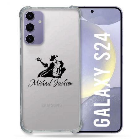 Coque Transparente Pour Samsung Galaxy S24 Michael Jackson
