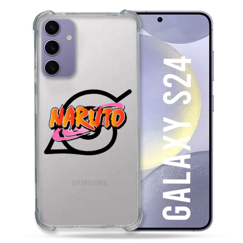 Coque Transparente Pour Samsung Galaxy S24 Naruto Logo