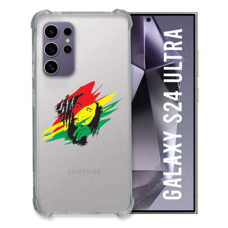 Coque Transparente Pour Samsung Galaxy S24 Ultra Bob Marley Graf