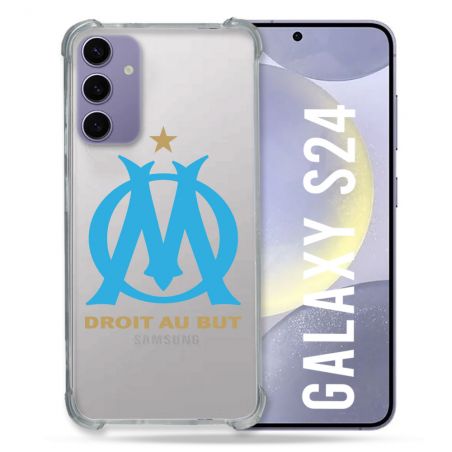 Coque Transparente Pour Samsung Galaxy S24 Olympique Marseille OM