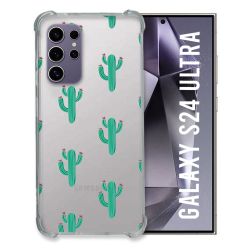 Coque Transparente Pour Samsung Galaxy S24 Ultra Cactus