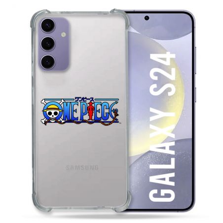 Coque Transparente Pour Samsung Galaxy S24 One Piece Logo