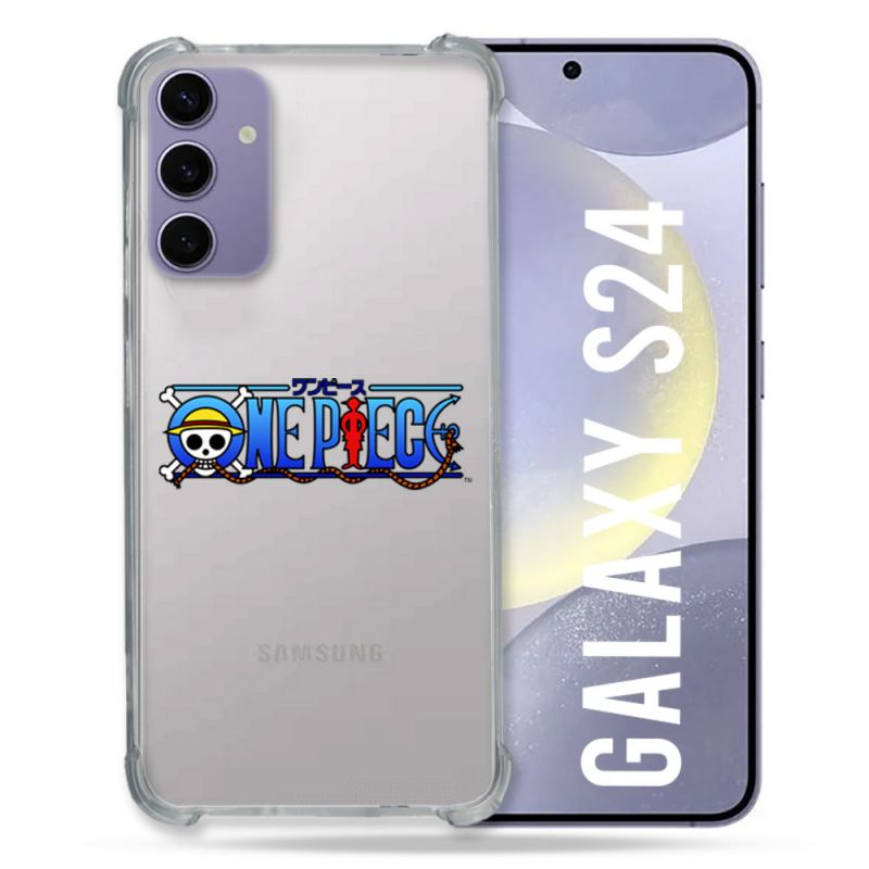 Coque Transparente Pour Samsung Galaxy S24 One Piece Logo