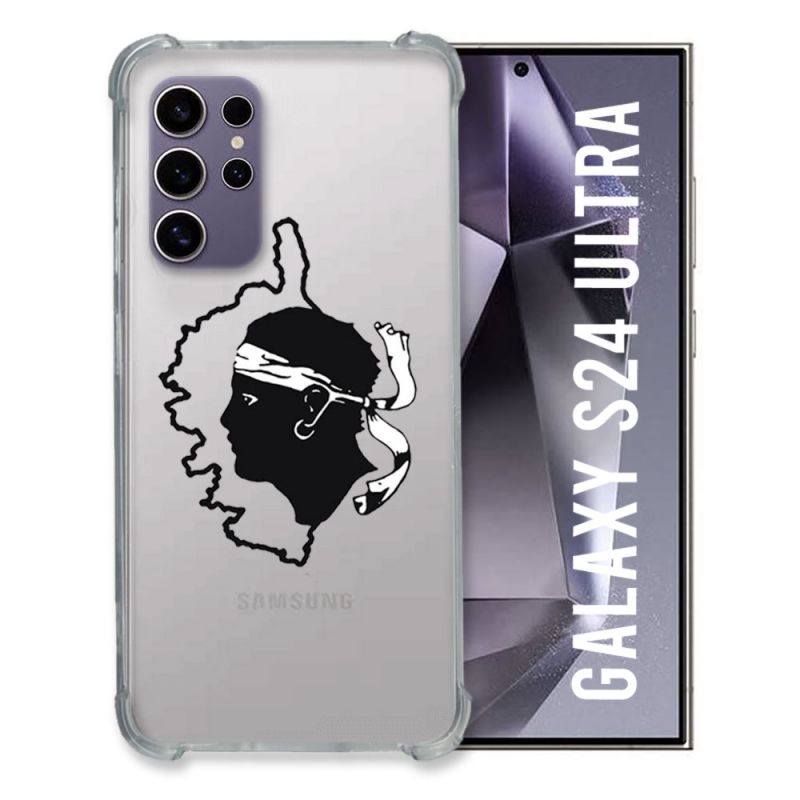 Coque Transparente Pour Samsung Galaxy S24 Ultra Corse